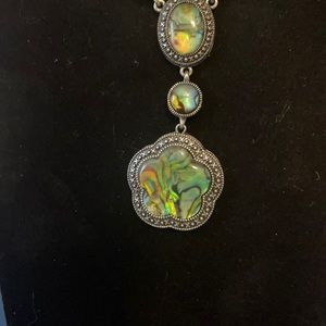 Abalone shell necklace